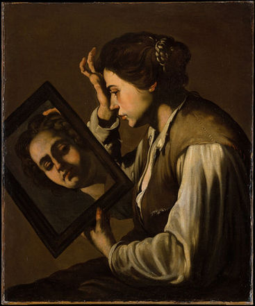 'The Sense of Sight' by Master of the Annunciation to the Shepherds, early 17th century.