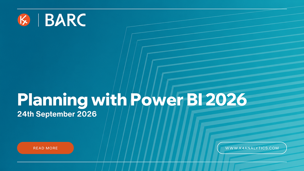BARC Webinar: Planning with Power BI