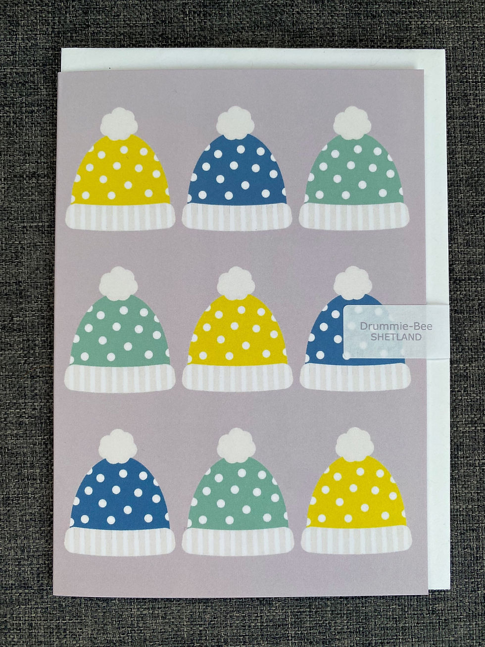 Thumbnail: Peerie Hat Greetings Card