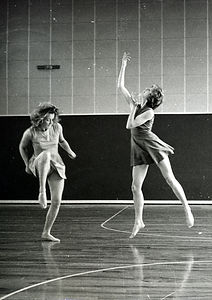Dancers at Dartford College of Physical Education