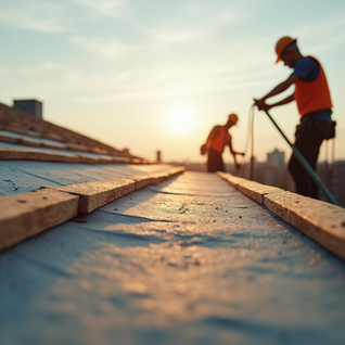 Construction workers at site