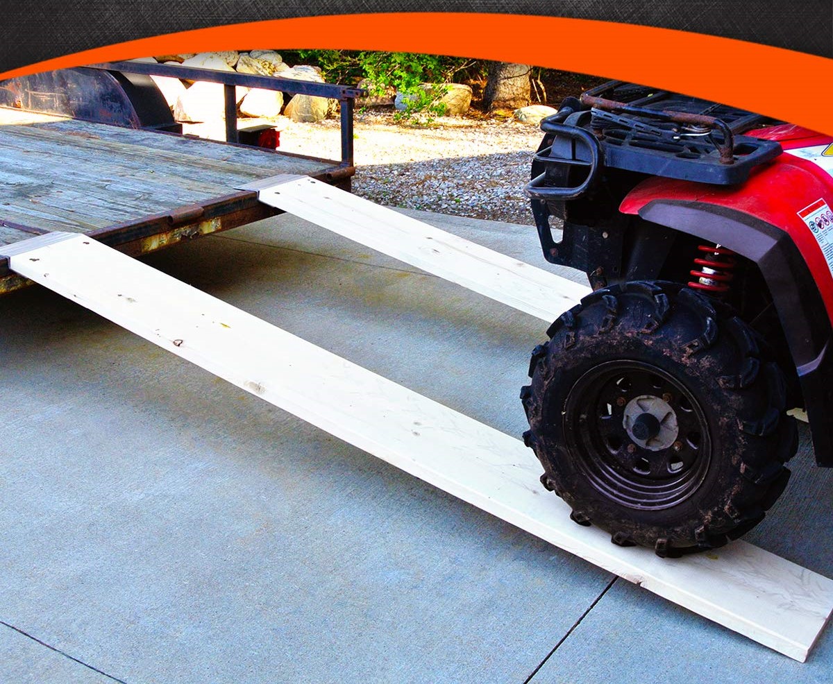 2 Piece Wood & Aluminum Portable Ramps