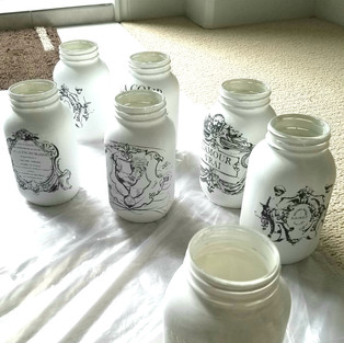 Coco jars in progress