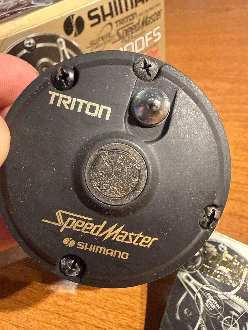Thumbnail: Used Shimano Triton SpeedMaster 100FS with Fighting Star Reel