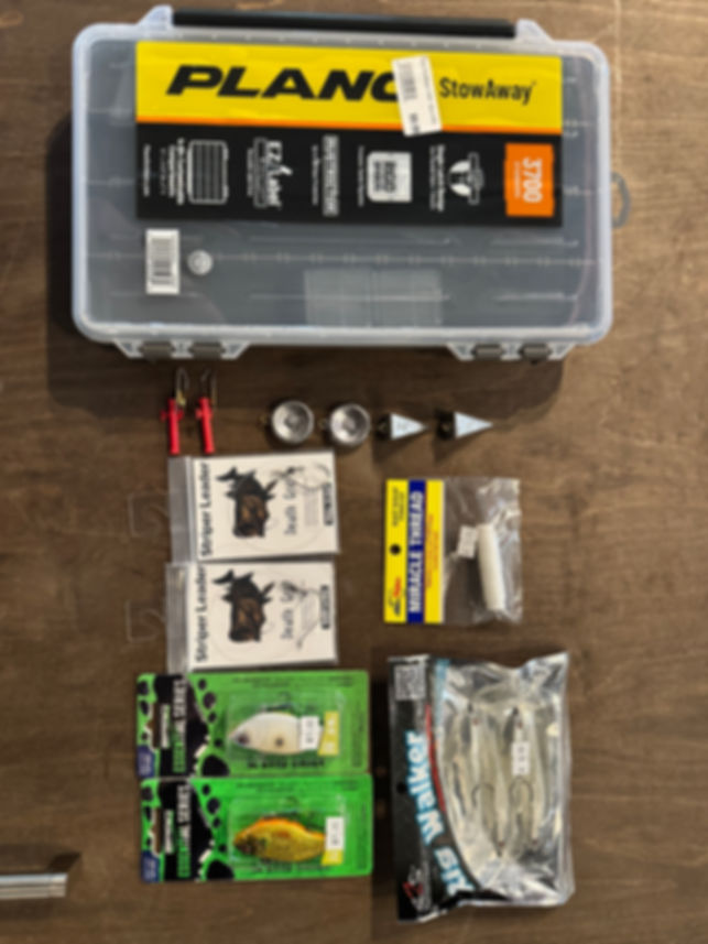Striper Bait and Lure Fishing Tackle Kit