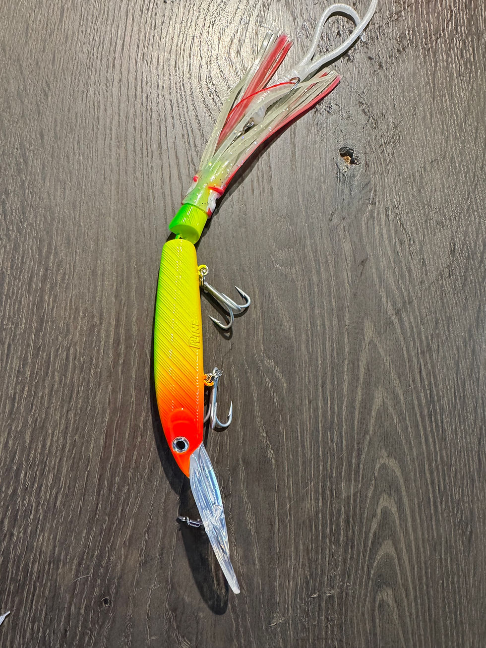 Thumbnail: Madagascar Meltdown Wild Thing Striper Trolling Lure - Deep Diver
