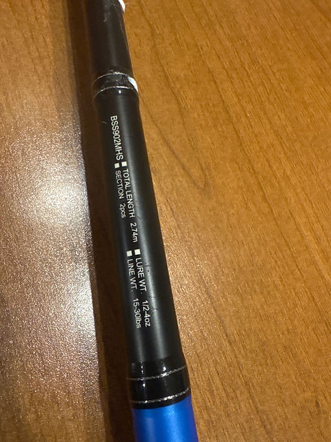 daiwa beef stick fishing rod Beefstick Surf 2 Piece 12ft Medium Heavy XF, Size: 12' proof ceramic guides Used Daiwa Beefstick BSS902MHS 9'