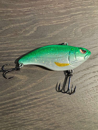 Golden Boy Green Beret Aruku Shad 75 | Striper Fishing Gear and