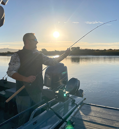 Perfect morning for striper trolling on Napa River