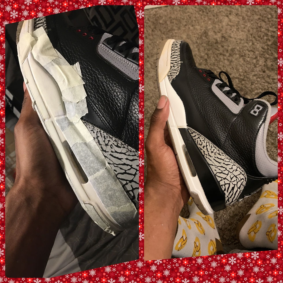 Black Cement 3s