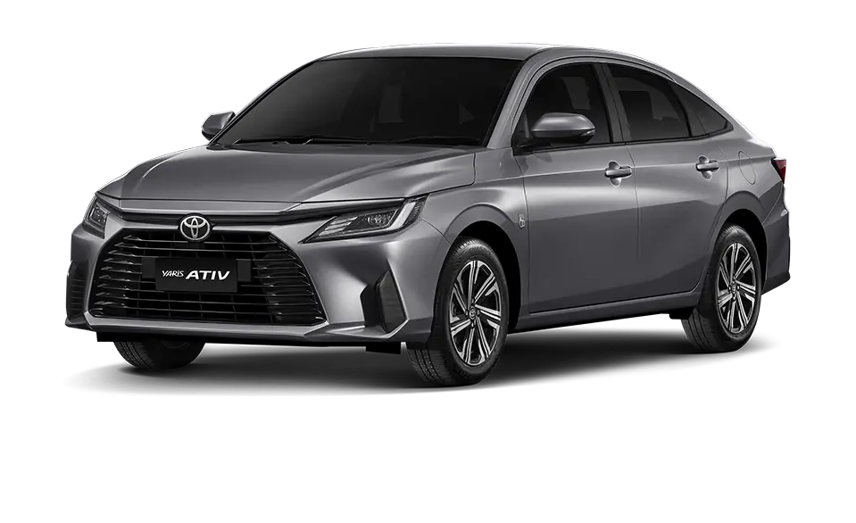 Toyota Ativ gray sedan