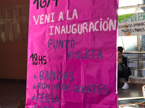 Inauguración del primer espacio feminista en la Facultad de Ciencias Sociales