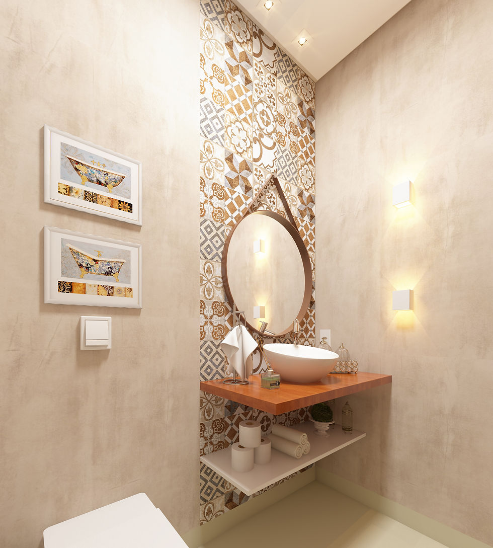 Projeto Lavabo Área Gourmet | RS