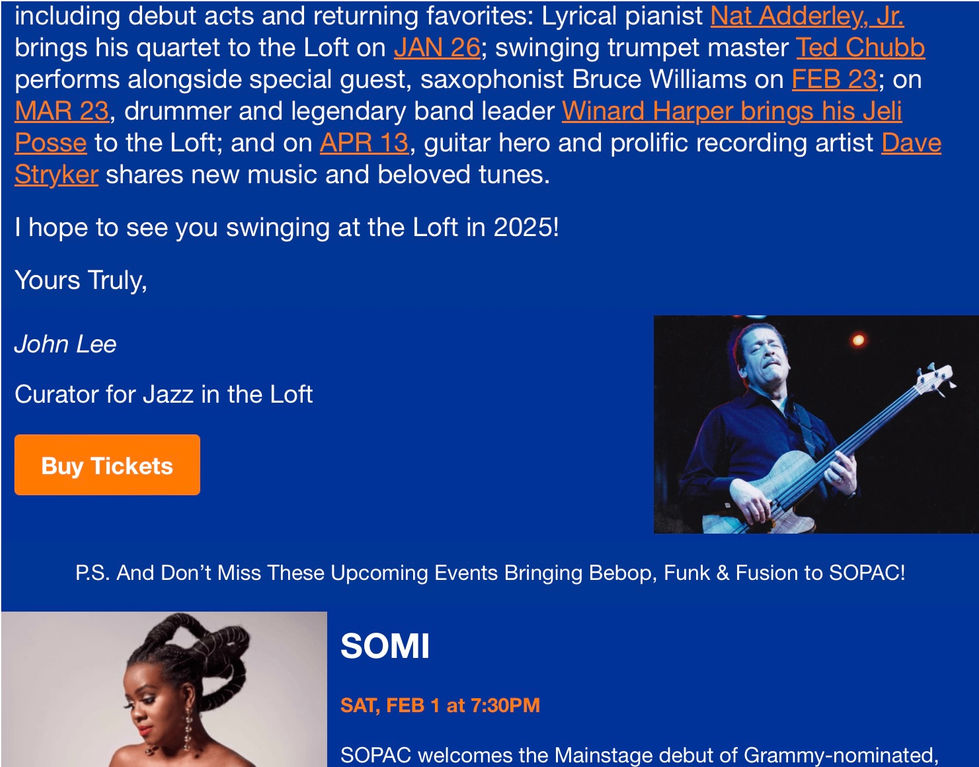 John Lee's promo email 2