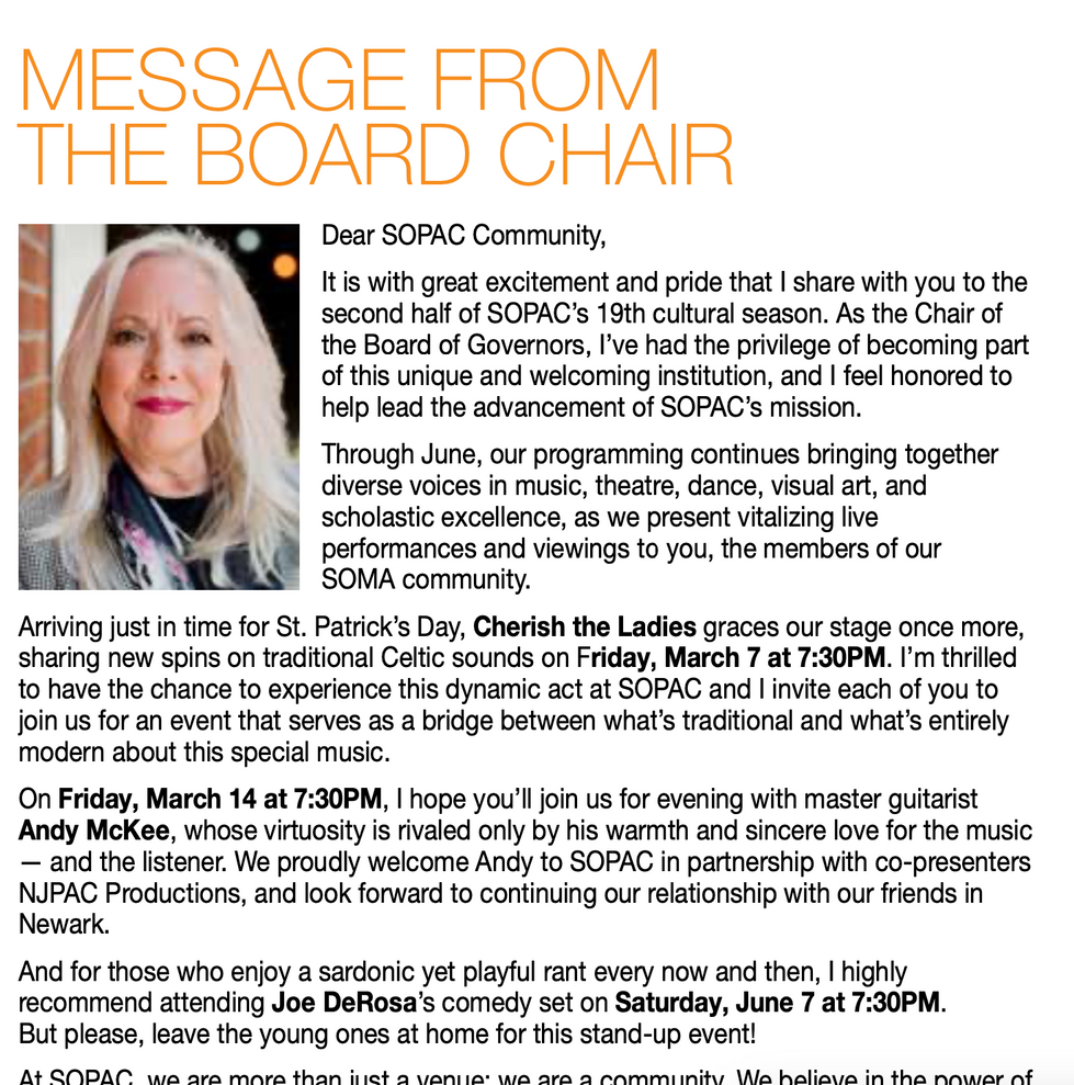 Message from the Board Chair