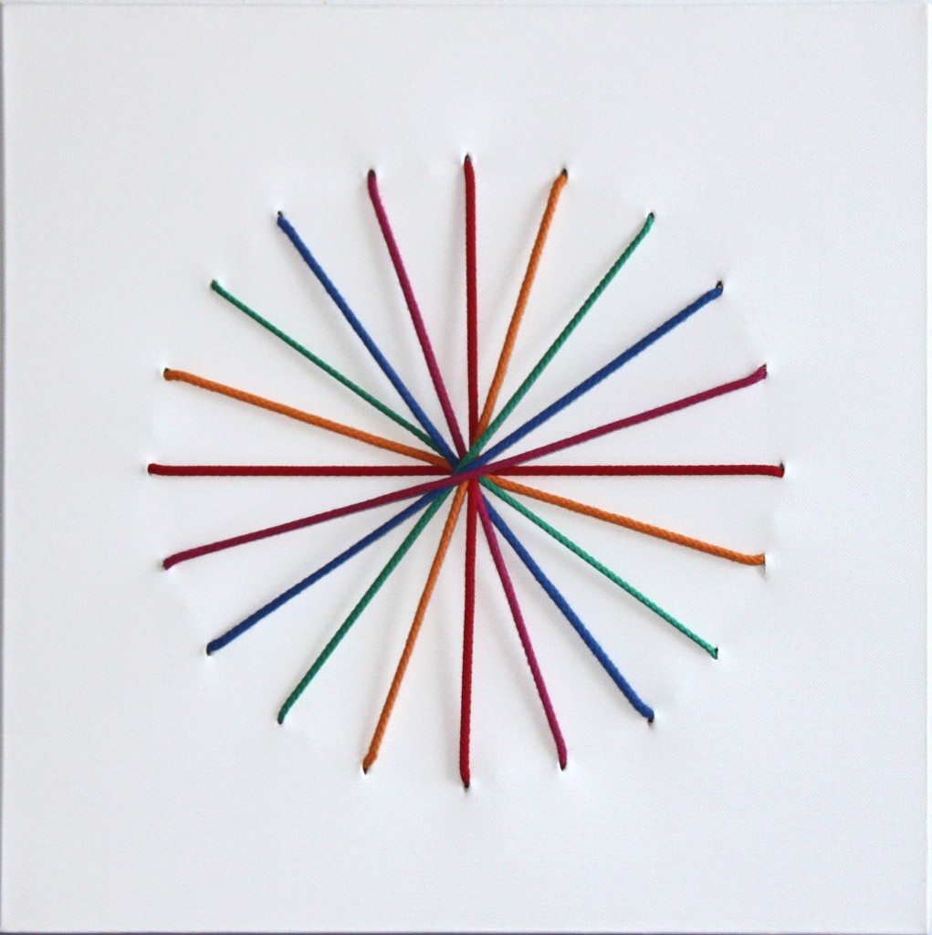 Väriympyrä 2011 (40cmx40cm)