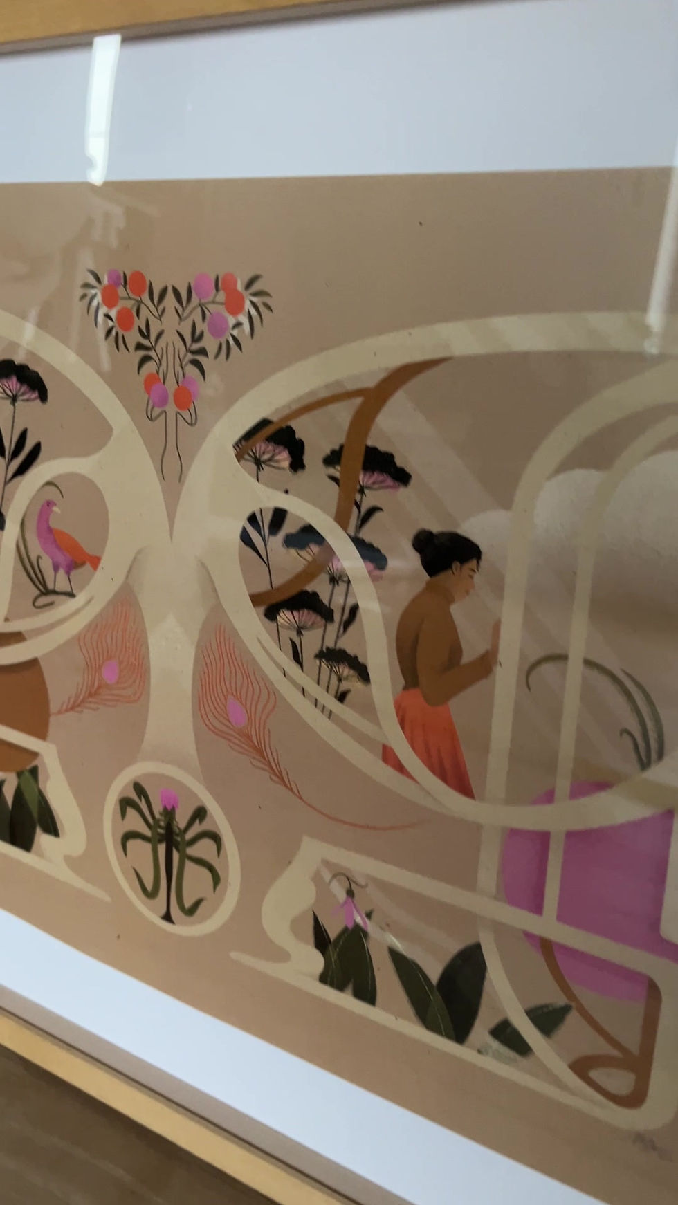 Thumbnail: Print in lijst: Art Nouveau (40x53)