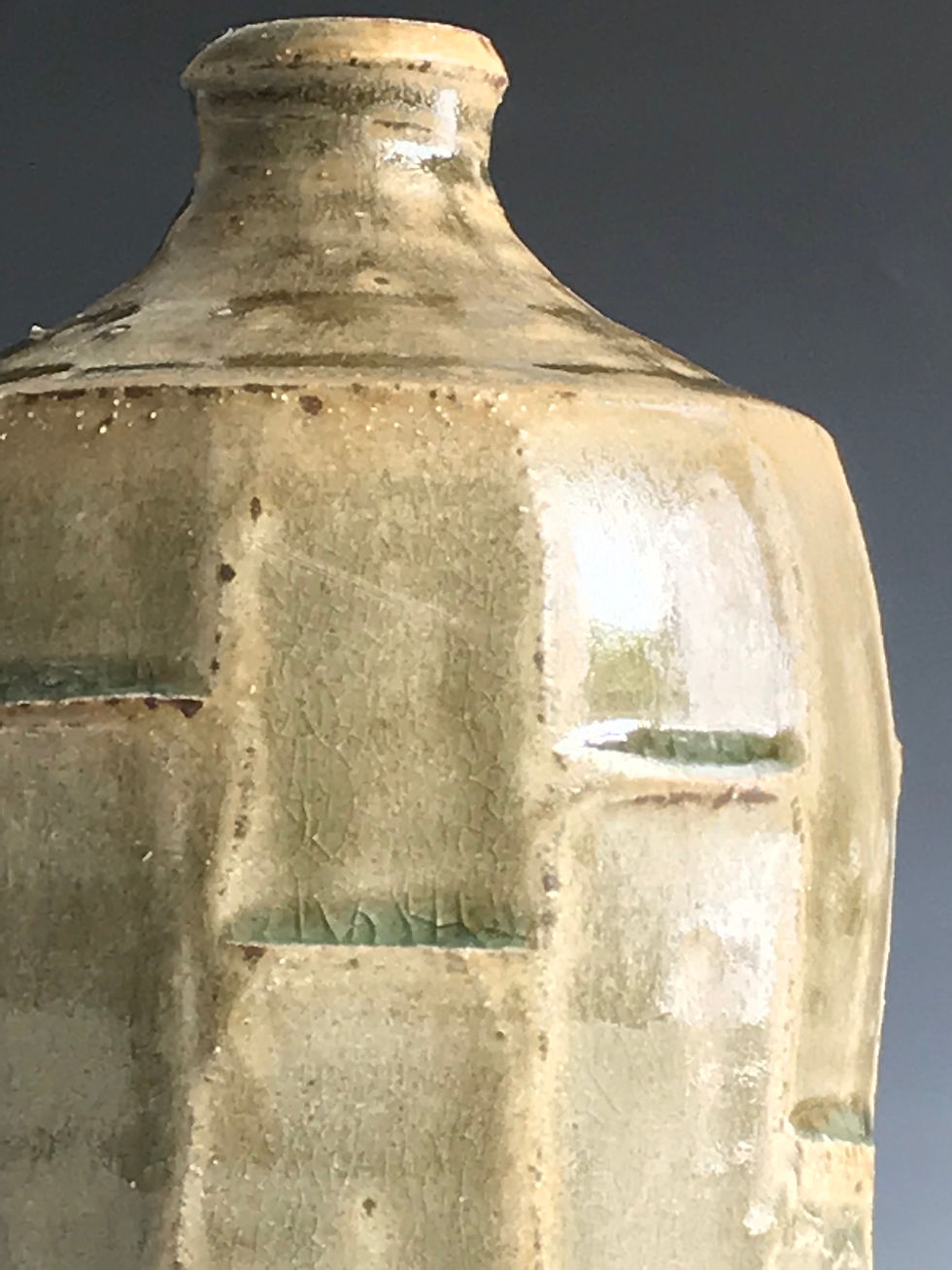 Thumbnail: Facetted Green Bottle