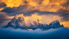 The intersection of moisture and light in Grand Teton National Park
