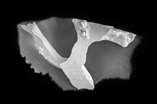 B&W photo of iceberg 