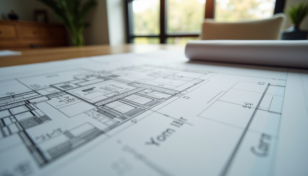 Drawing plans for domestic housing alterations and renovations