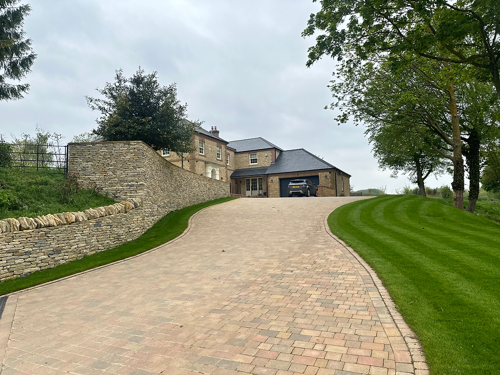 outside a completed listed building refurbishment