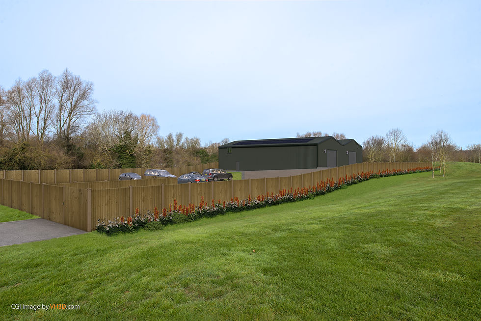 Bedfordshire Golf Club CGI Greenkeepers Facility