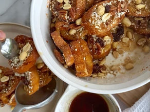 Capirotada de piloncillo en airfryer