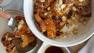 Capirotada de piloncillo en airfryer