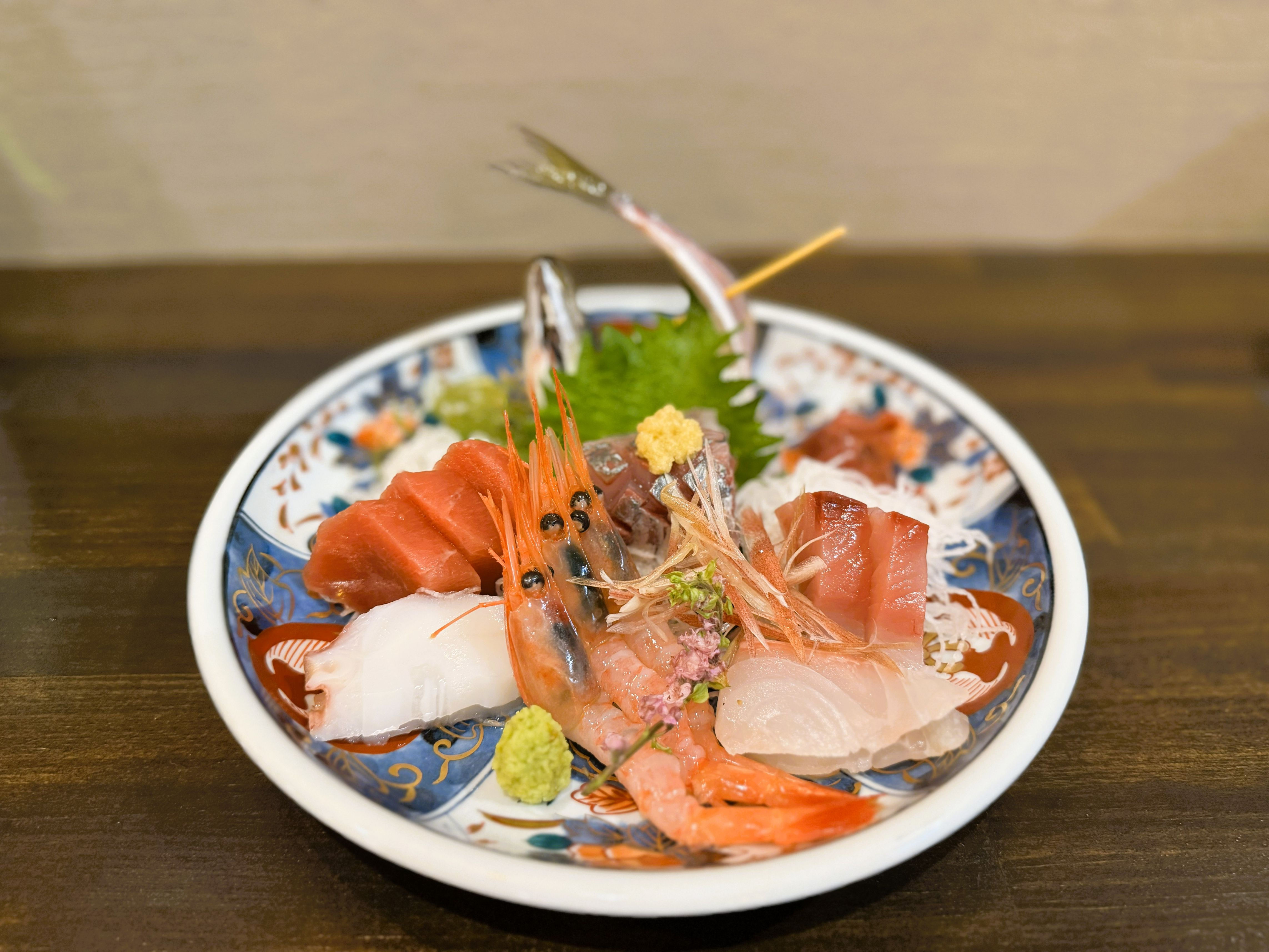 刺身の盛り合わせ