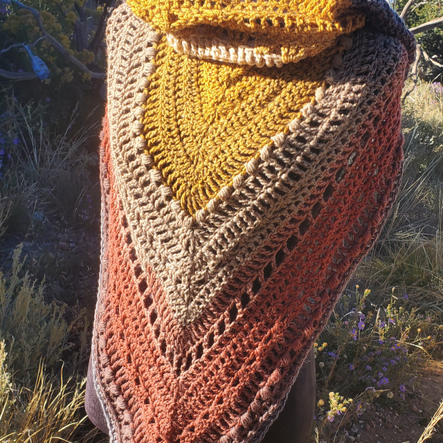 Hooded Scarf Shaw