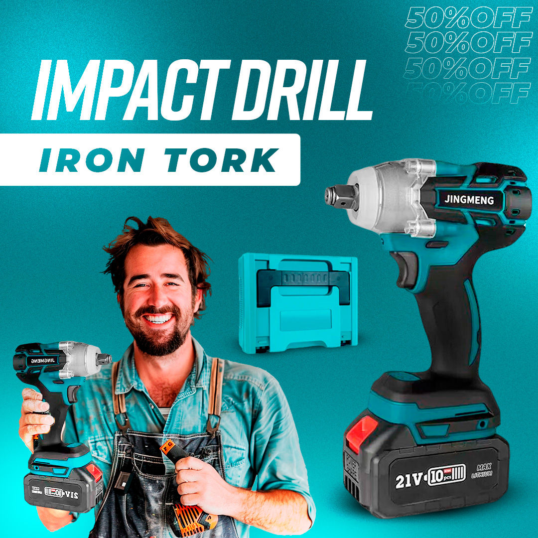 IronTork Impact Driver - World's Strongest Cordless Set