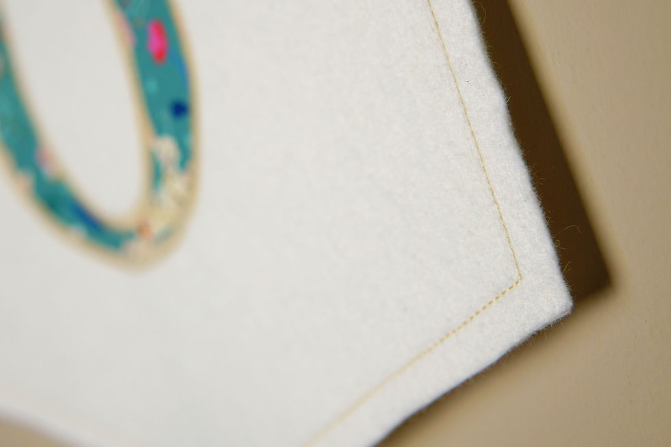 Thumbnail: Baby Clothing Embroidered Initial Banner