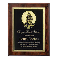 Cherry Finish Plaque