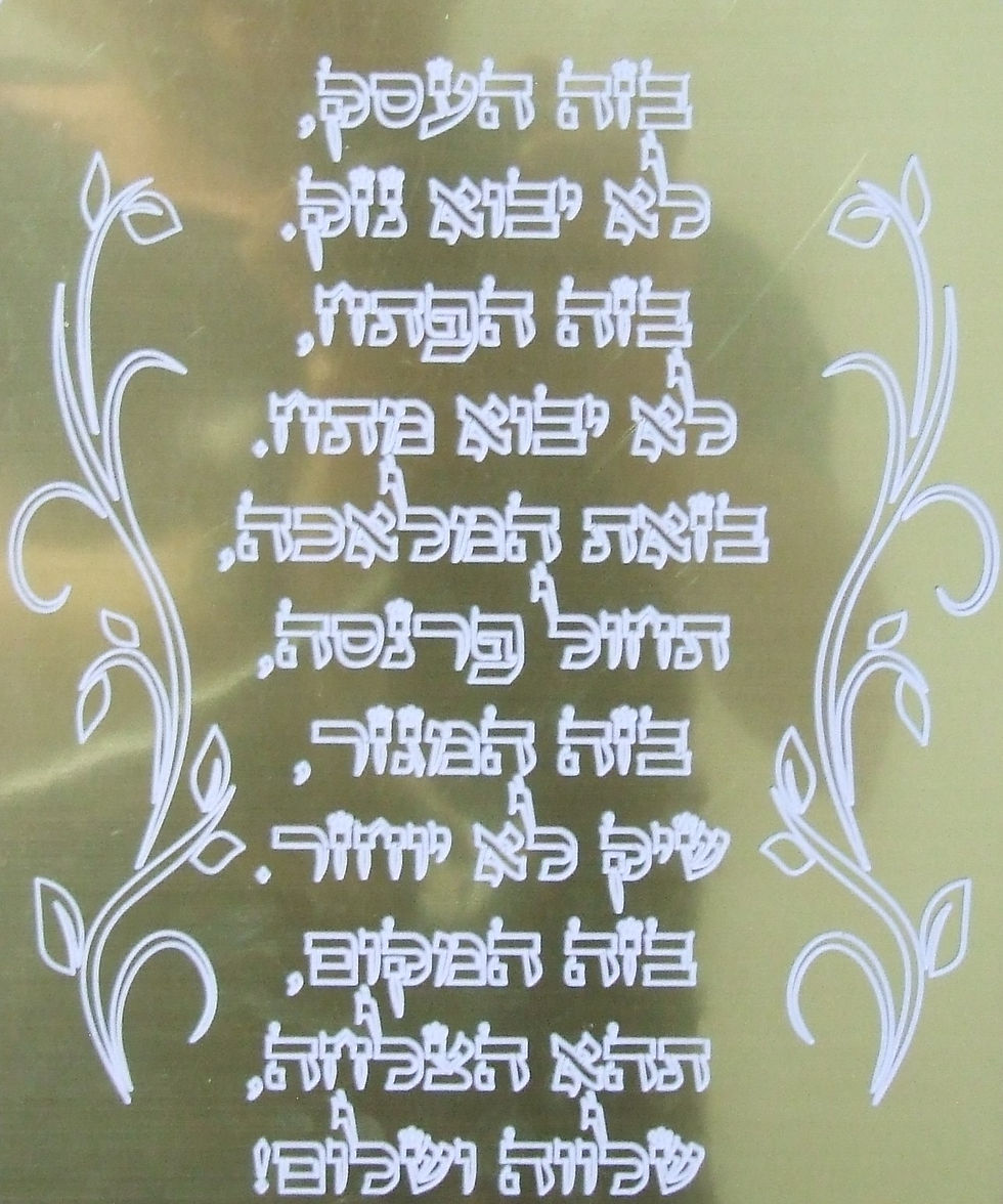 תמונה ממוזערת: ברכת הבית/עסק