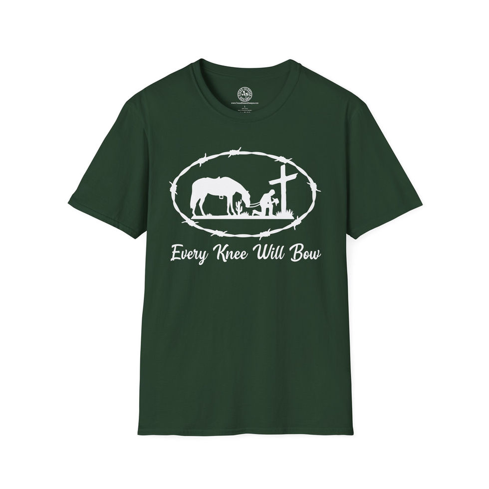 Every Knee Will Bow Cowboy T-Shirt
