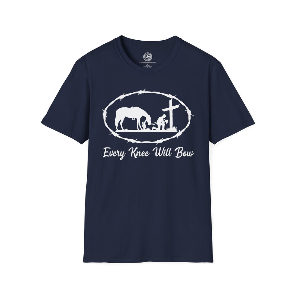 Every Knee Will Bow Cowboy T-Shirt