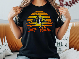 Say When Doc Holiday Sparkle Tee