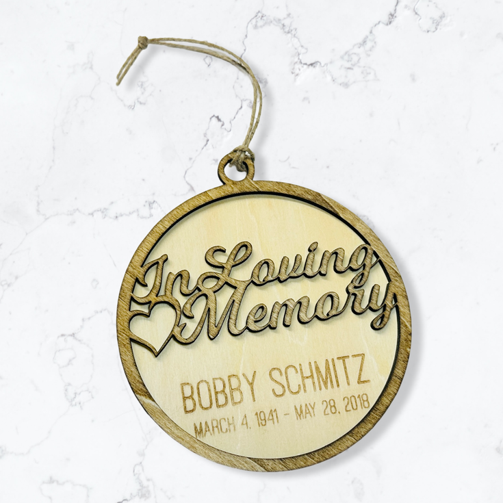 Personalized Christmas Ornament, In Loving Memory Christmas Ornament, Memorial Christmas Ornament, Christmas Stocking Tag