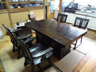 囲炉裏セットのお届け