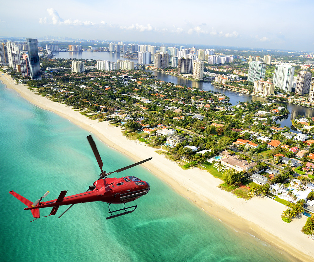 Miami Waterfront - helicopter Techrin Hijazi