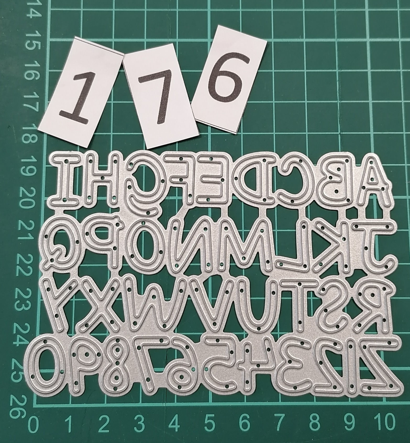 TROQUEL Nº 176 ABECEDARIO