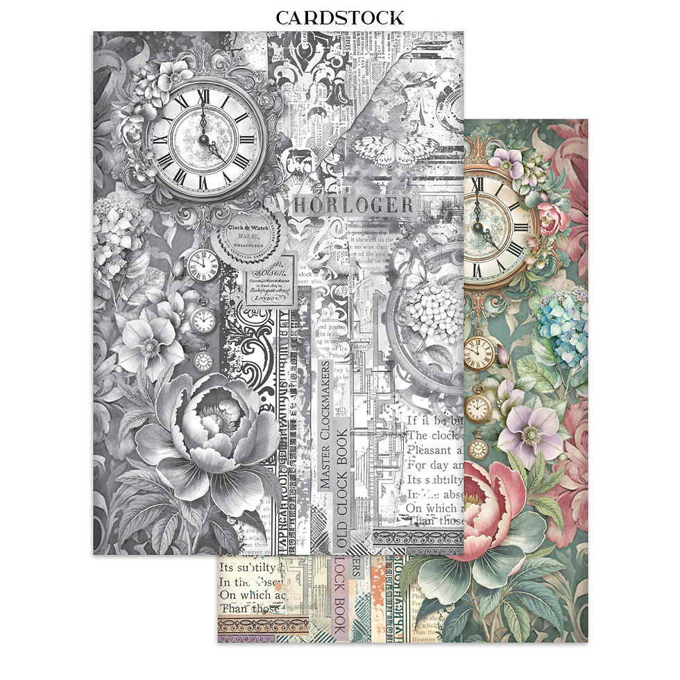 Miniatura: STAMPERIA Junk Journal: Stickers, Cut-Outs, Backgrounds for Art and Craft - Gard