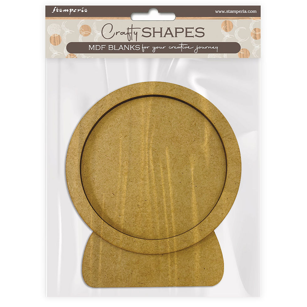 Miniatura: STAMPERIA MADERA PARA DECORAR: SNOWGLOBES