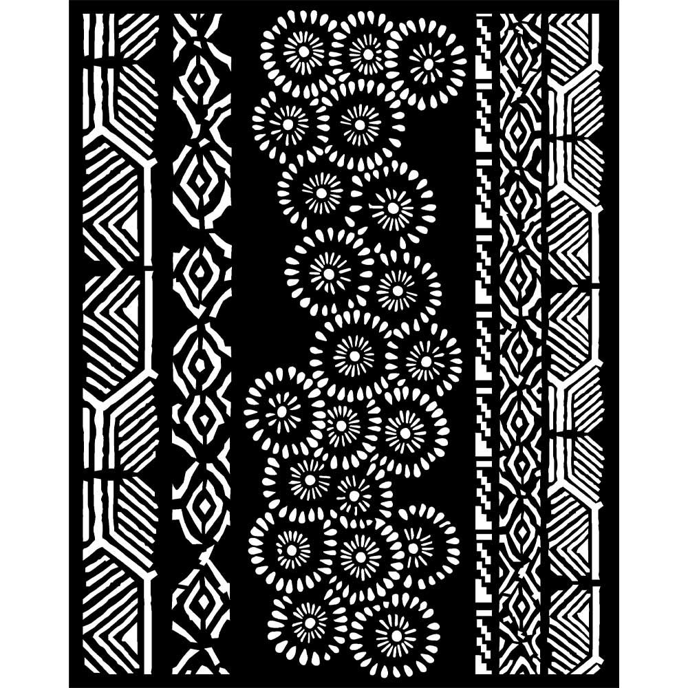 STAMPERIA STENCIL 20 X 25 CM AMAZONIA TRIBAL VERTICAL