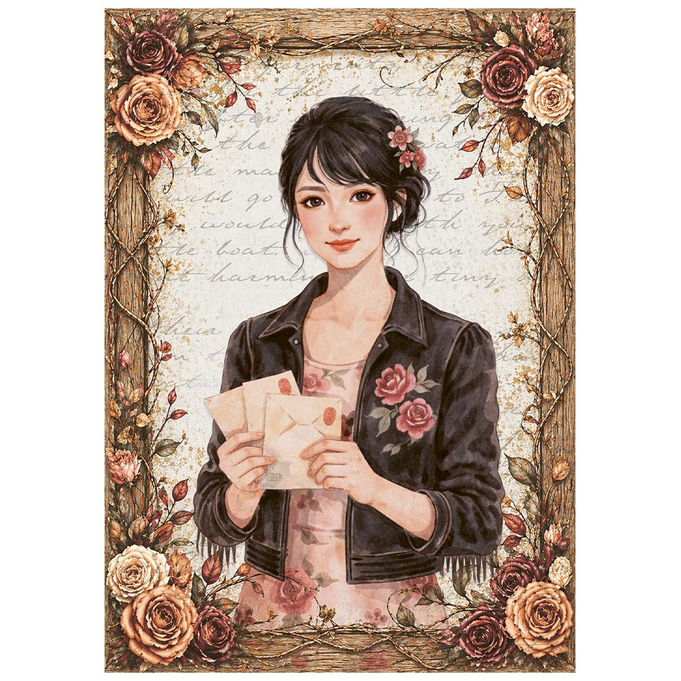 Miniatura: STAMPERIA SELECCION 8 PAPEL DE ARROZ A6 OUR WAY