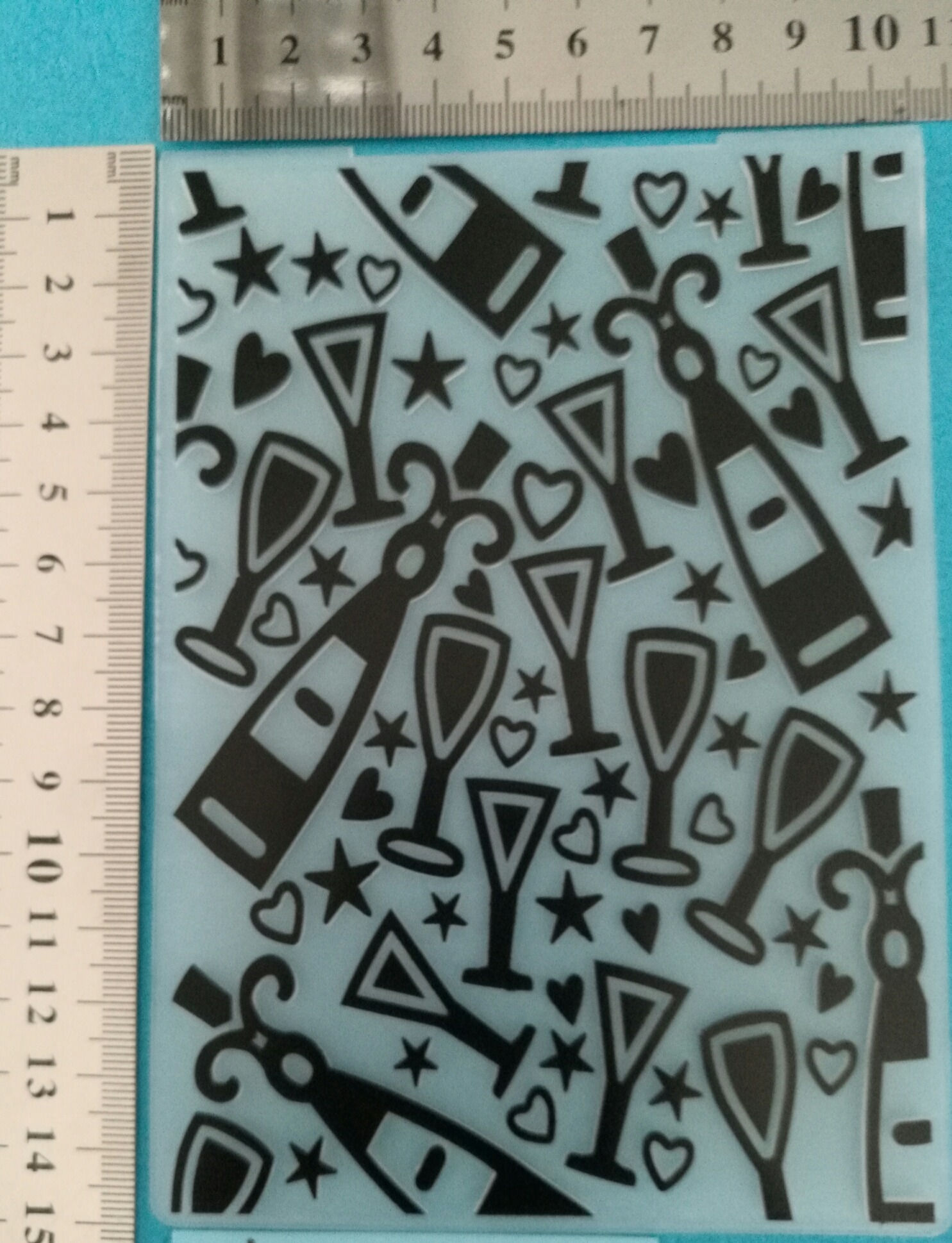 PLACA DE EMBOSSING COPAS