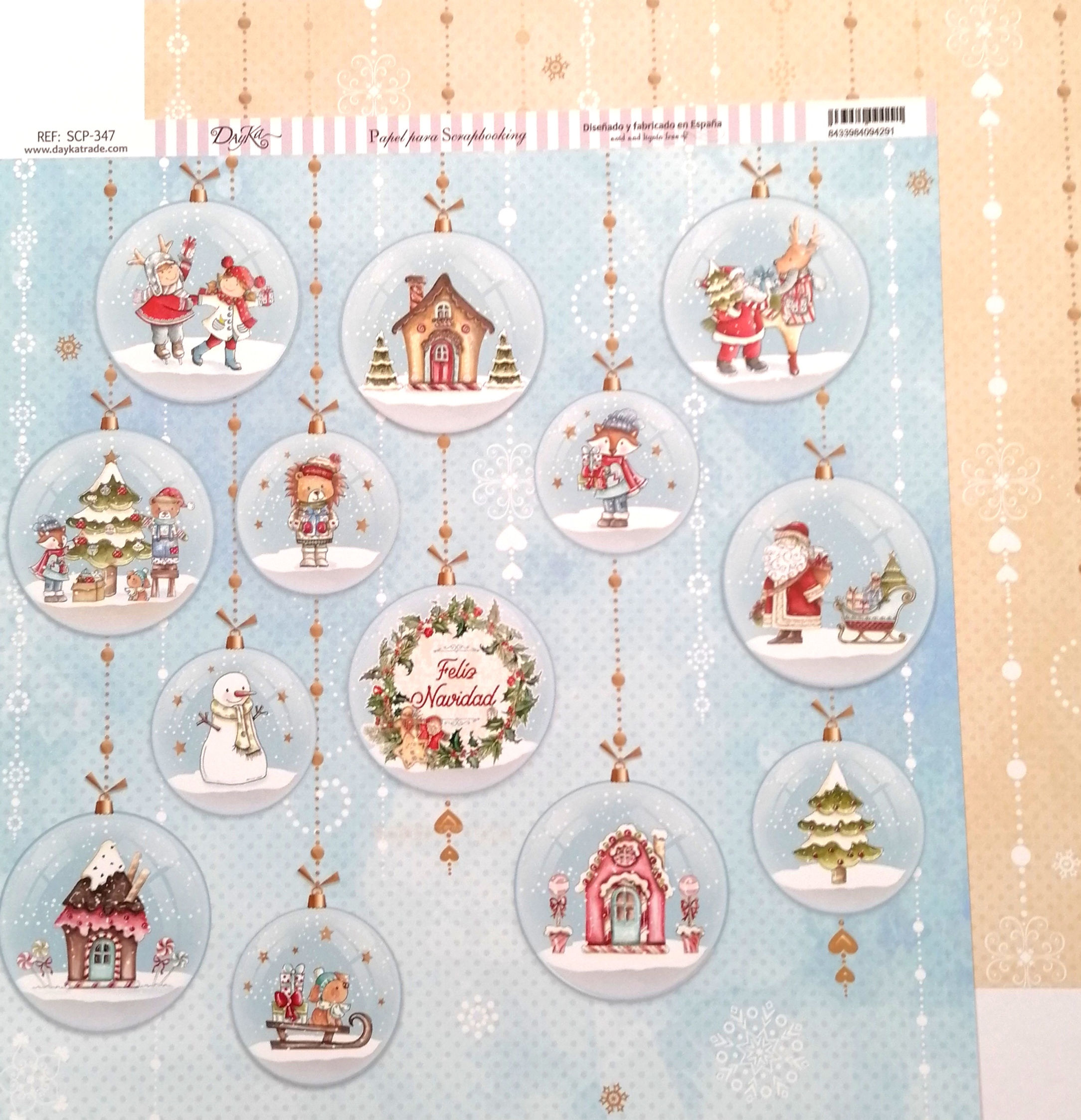 DAYKA PAPEL SUELTO COLGANTES NAVIDEÑOS