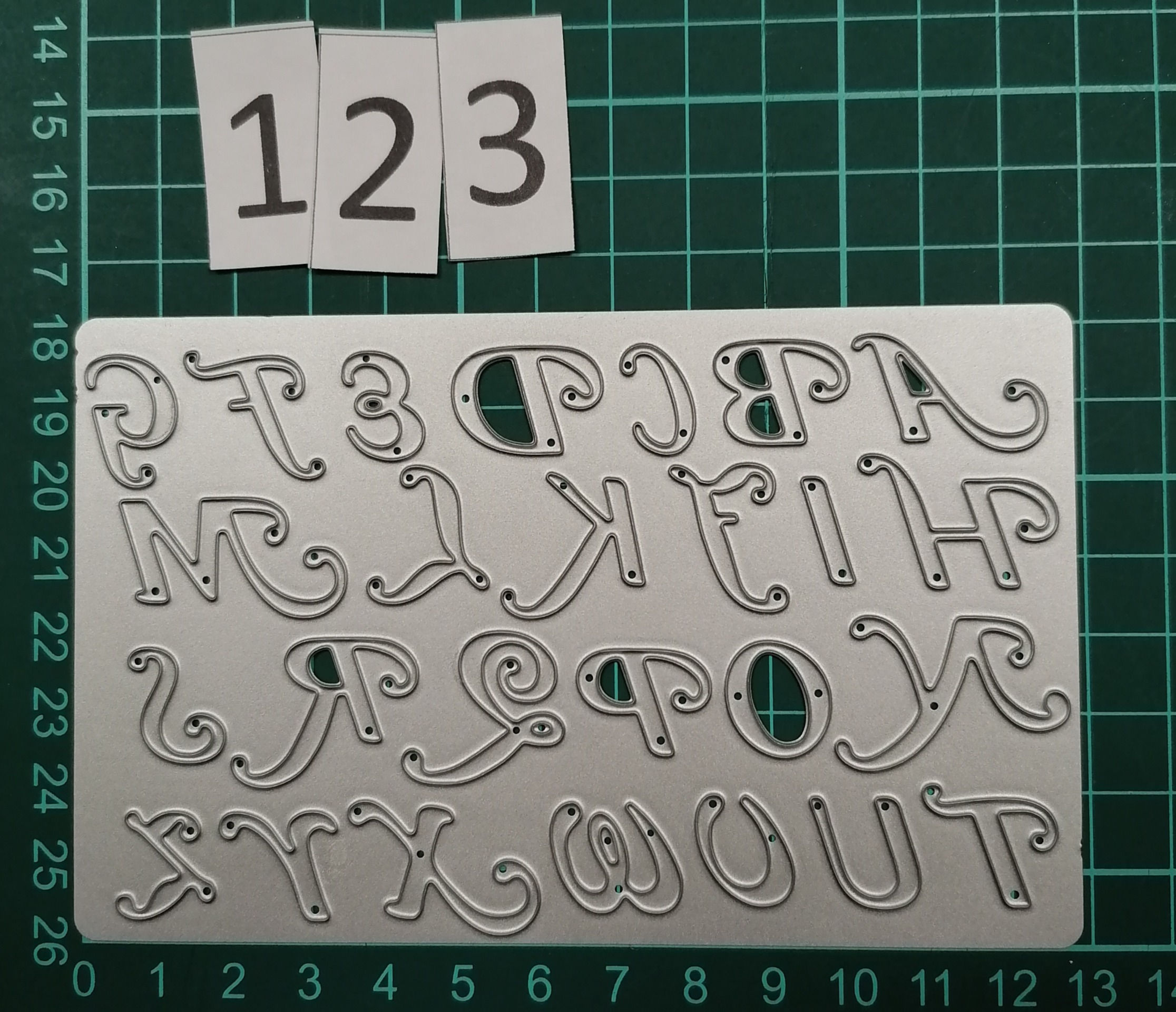 TROQUEL Nº 123 ABECEDARIO MAYÚSCULAS