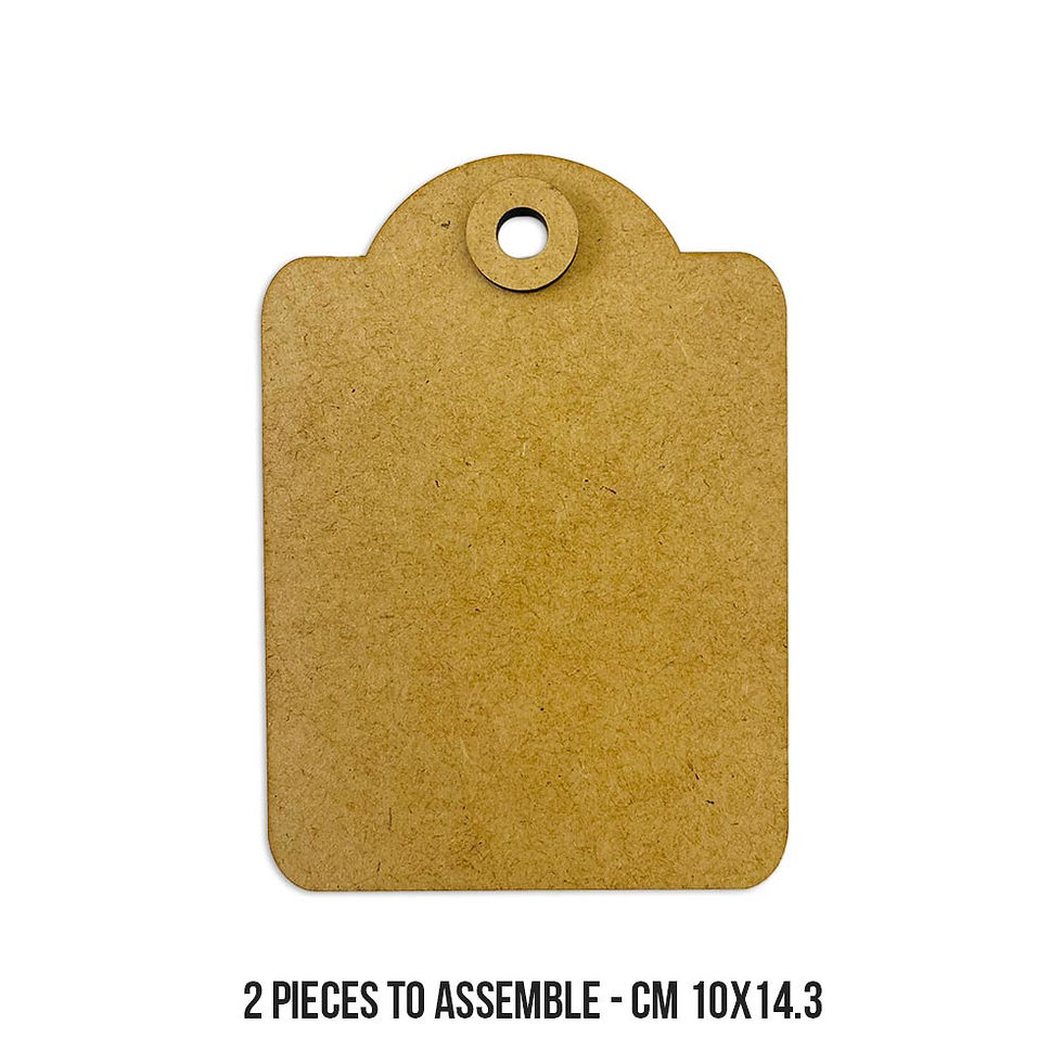 Miniatura: STAMPERIA MADERA PARA DECORAR: CHIUDIPACCO ARROTONDATO